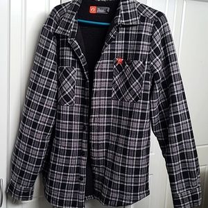 Cozy, plaid shirt jacket from The American Outdoorsman